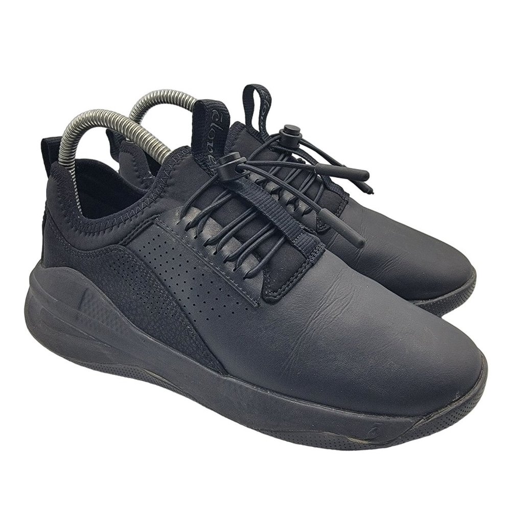 Clove Classic Core Sneaker Womens 6.5 Black Leather Nursing Comfort Shoes CL007